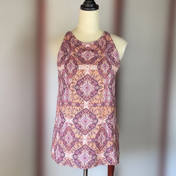 Tabitha Webb Multicolored, Lined Sleeveless Blouse. Like New (Size: Small) - Picture 5 of 14